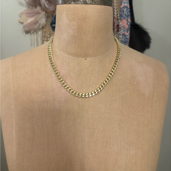 Melinda Maria Julian Cuban Chain Necklace 6.8mm - Picture 1 of 4